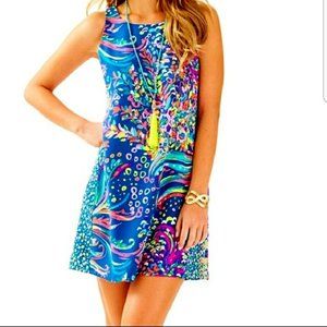 Lilly Pulitzer Jackie Silk Shift Beach Loot